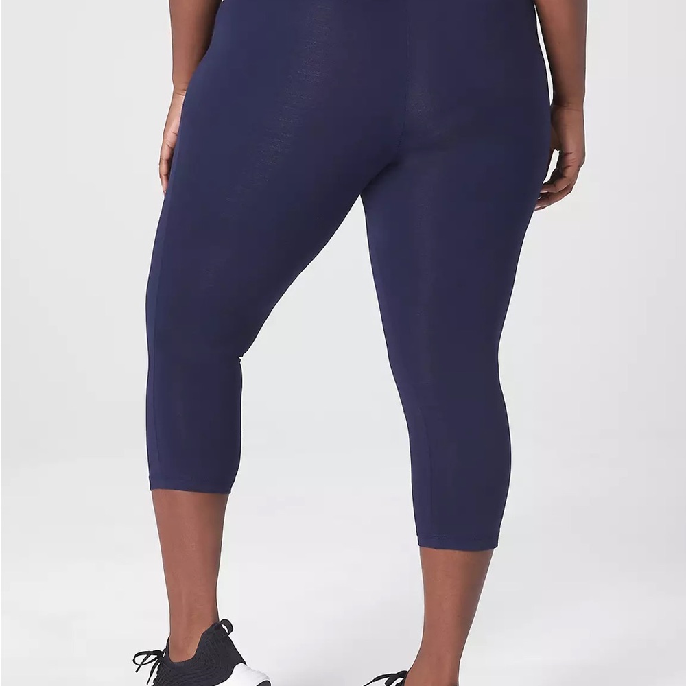Lane Bryant Blue Capri Pants